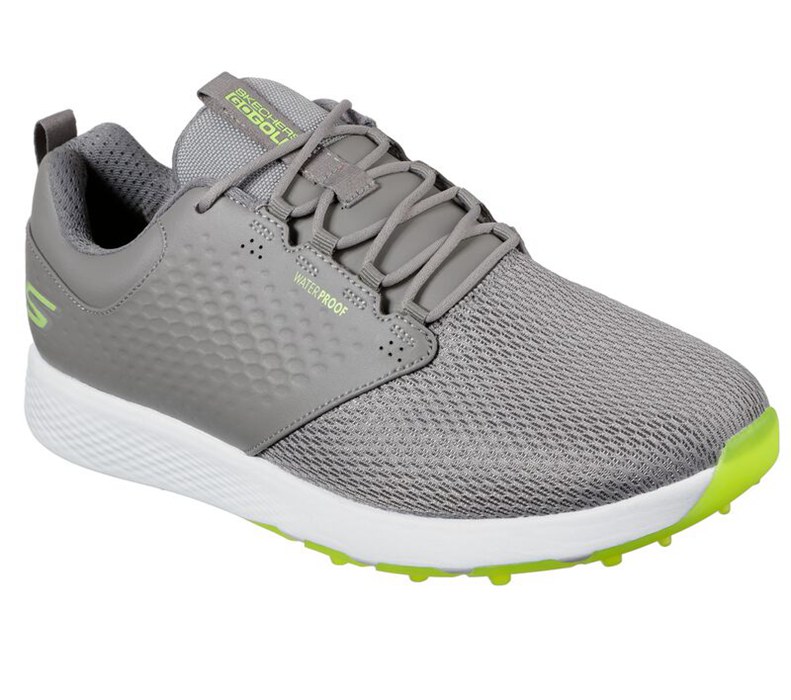 Skechers Herr Grå/Ljus Gröna Sneakers - Go Golf Elite V.4 - Prestige Rf - Sverige (VAHEJ-8612)